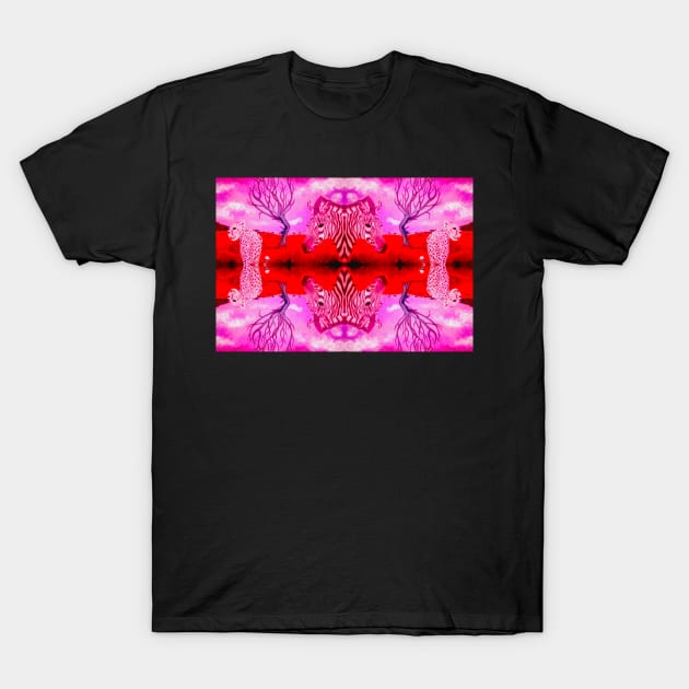 Guepardo Rosa Redux PATTERN T-Shirt by Jacob Wayne Bryner 